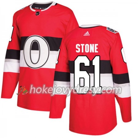 Pánské Hokejový Dres Ottawa Senators Mark Stone 61 Červená 2017-2018 Adidas Classic Authentic